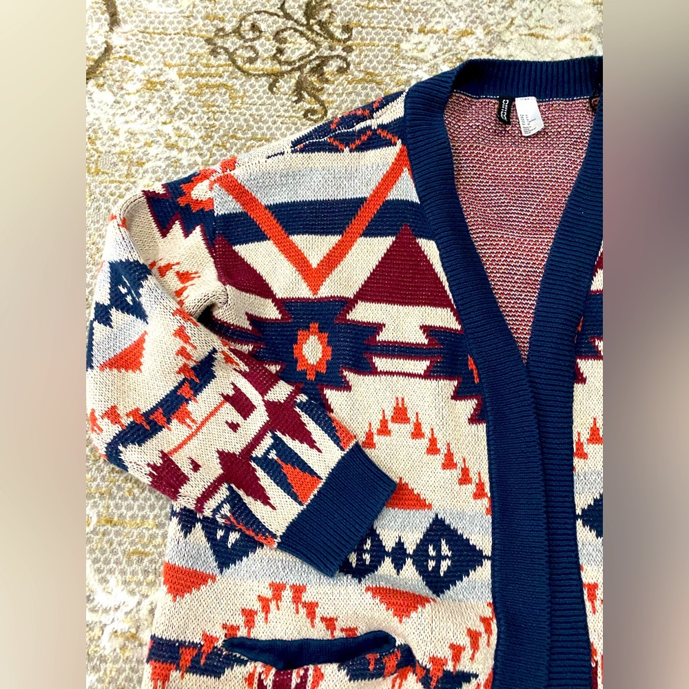 H&M Aztec Style Cardigan